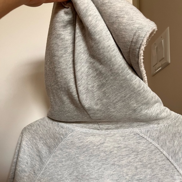 🌟free w/purchase🌟GAP Vintage Soft Classic Hoodie Grey Zip with Gap Logo - Picture 5 of 7
